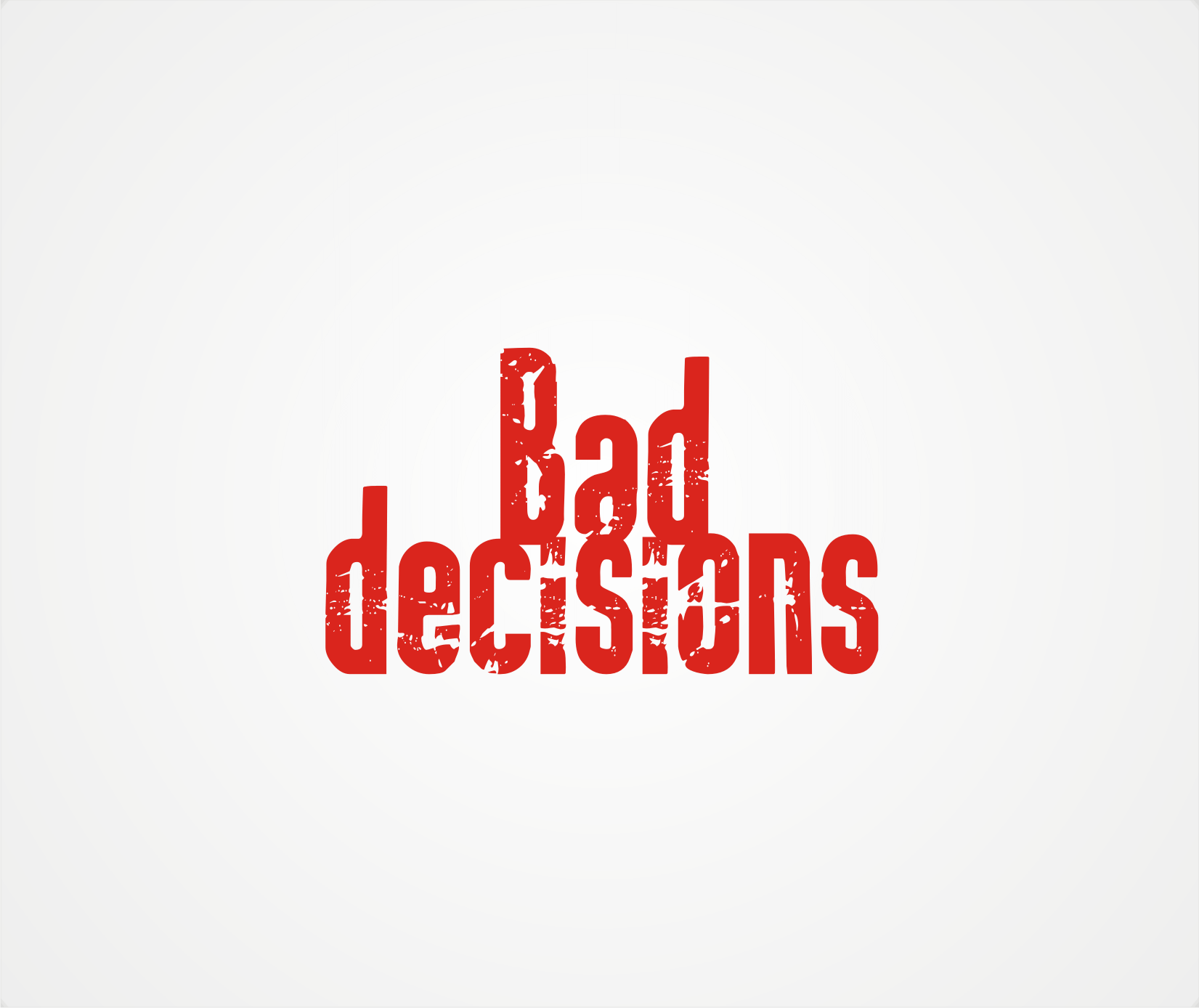 Logo Design for Bad Decisions
