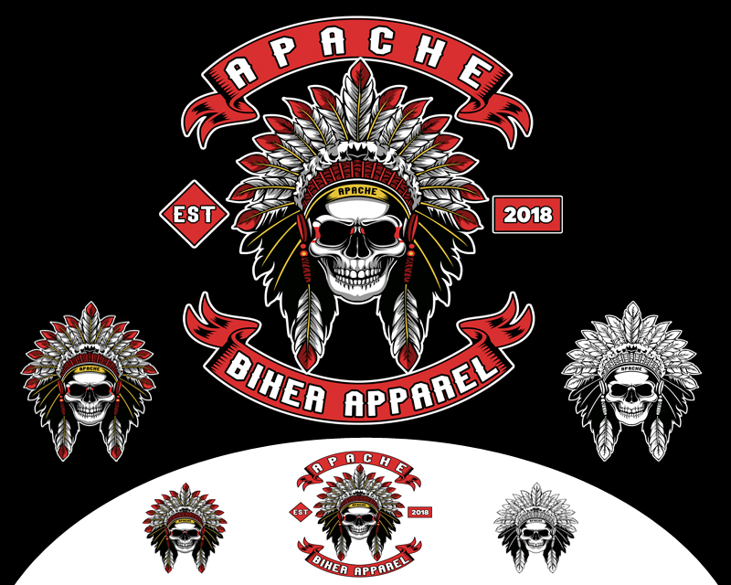 Logo Design for Apache Biker Apparel