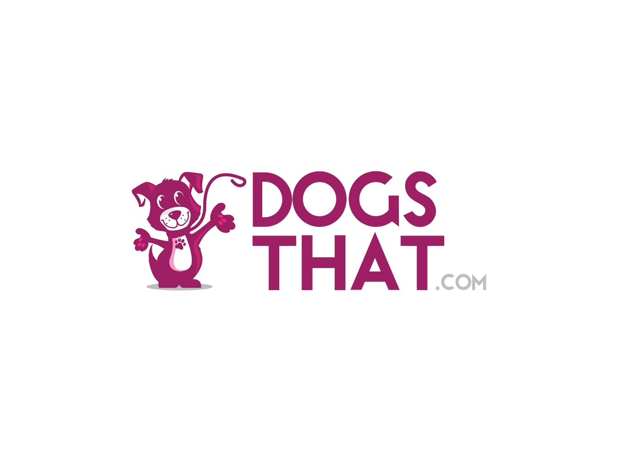 Cute Purple Dog Logo