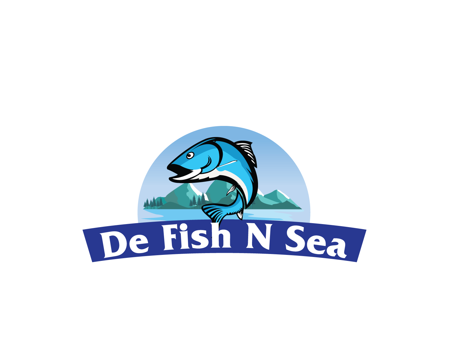 Logo Design for De Fish N Sea