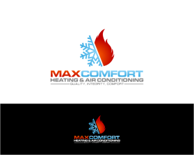 Max Comfort Heating &amp; Air Conditioning entry by djavadesign