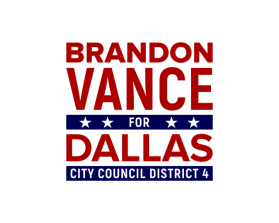 Brandon Vance for Dallas City Council District 4 entry by Fathenry