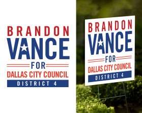 Brandon Vance for Dallas City Council District 4 entry by quimcey