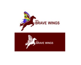 Logo Design entry 1583046 submitted by SimNa to the Logo Design for With Brave Wings run by Achilds1