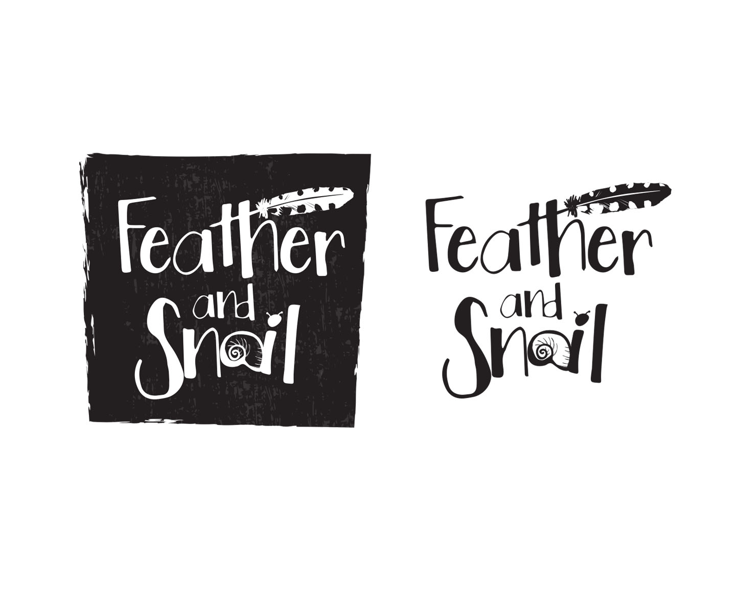 Logo Design for Feather & Snail