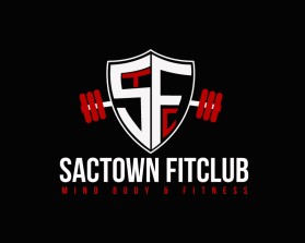 "Sactown Fitclub" &amp; "The Release Candidate" entry by logohub