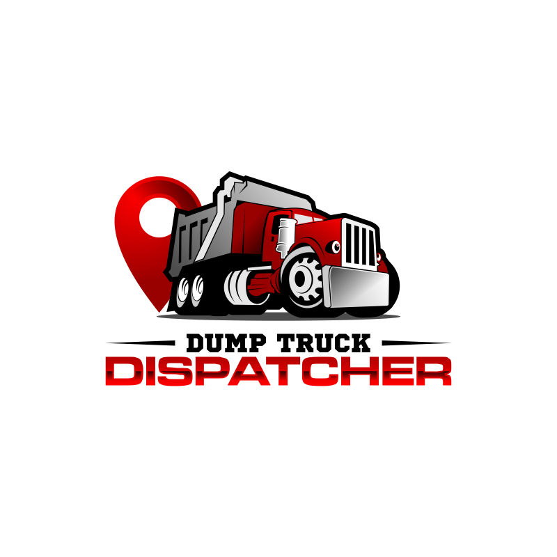 Red Dump Truck Logo