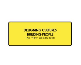 Designing Cultures, Building People entry by Michael Zoes
