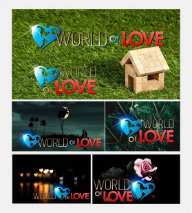 WORLD OF LOVE TV SHOW LOGO entry by WoAdek