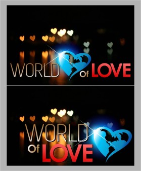 WORLD OF LOVE TV SHOW LOGO entry by WoAdek