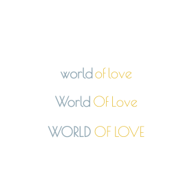 WORLD OF LOVE TV SHOW LOGO entry by lowo