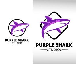 Purple Shark Studios entry by beekitty7
