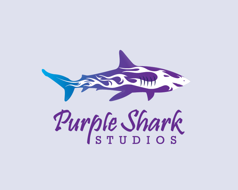 Logo Design for Purple Shark Studios