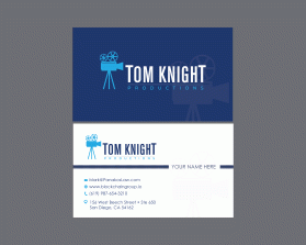 Tom Knight Productions entry by dsdezign