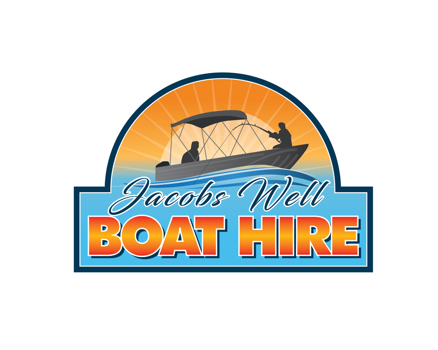 Logo Design for Jacobs Well Boat Hire