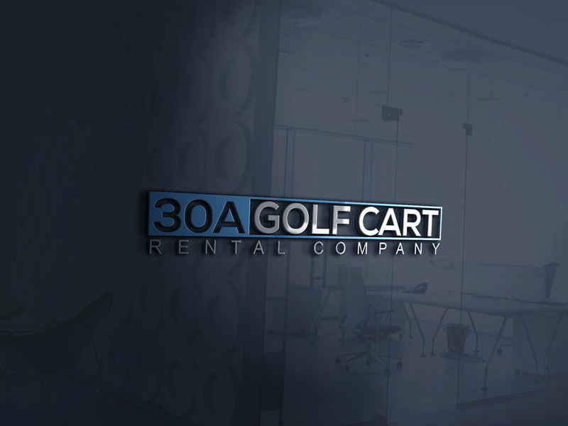 Logo Design for 30A Golf Cart Rental Company (need help with coming up with a company name, logo and website domain name)