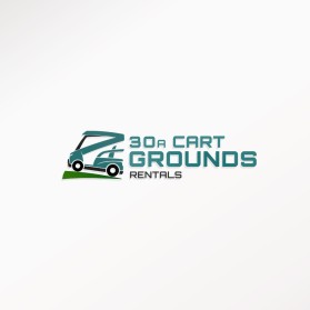 30A Golf Cart Rental Company (need help with coming up with a company name, logo and website domain name) entry by Edge Creative