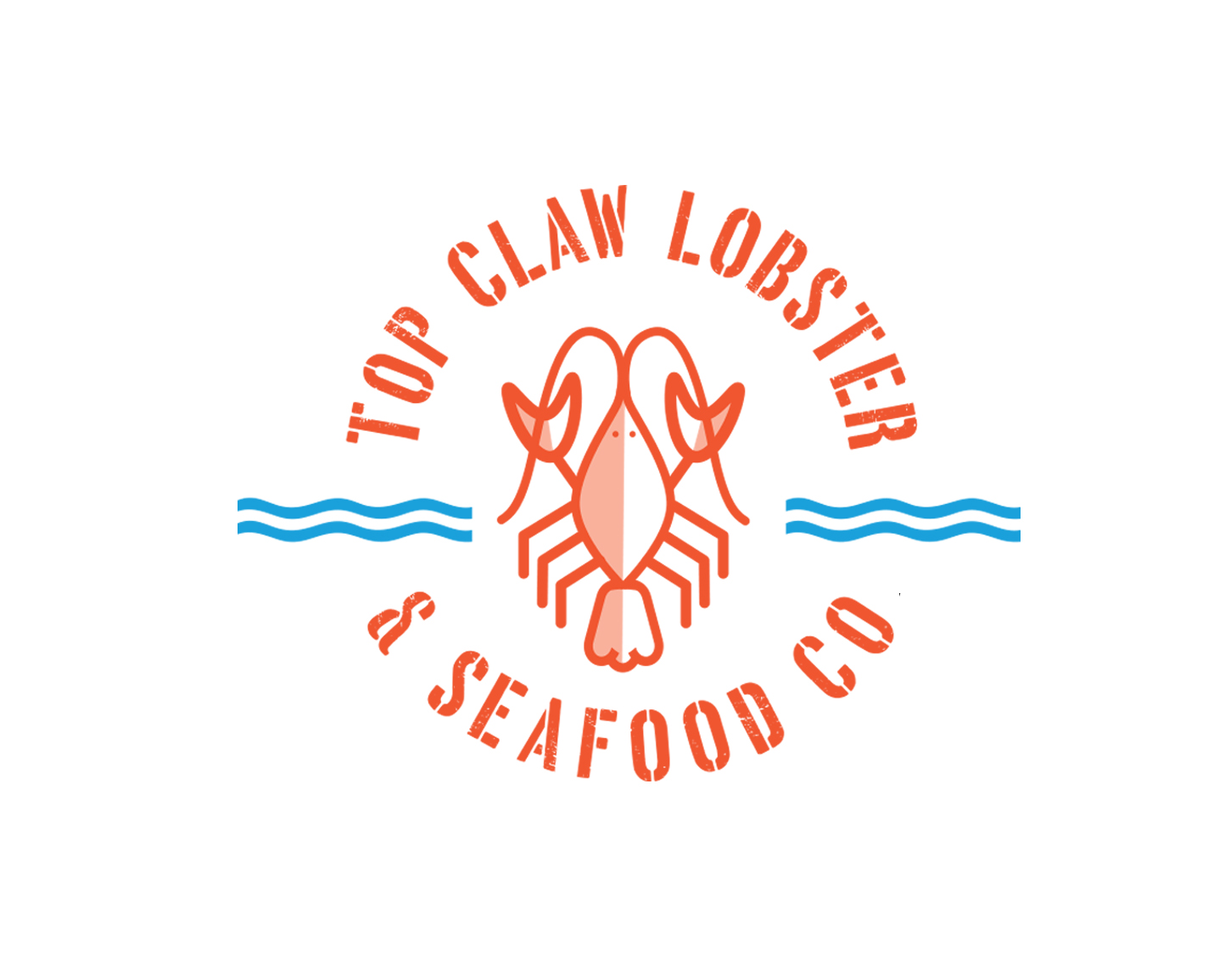 Logo Design for Top Claw Lobster and Seafood Co.