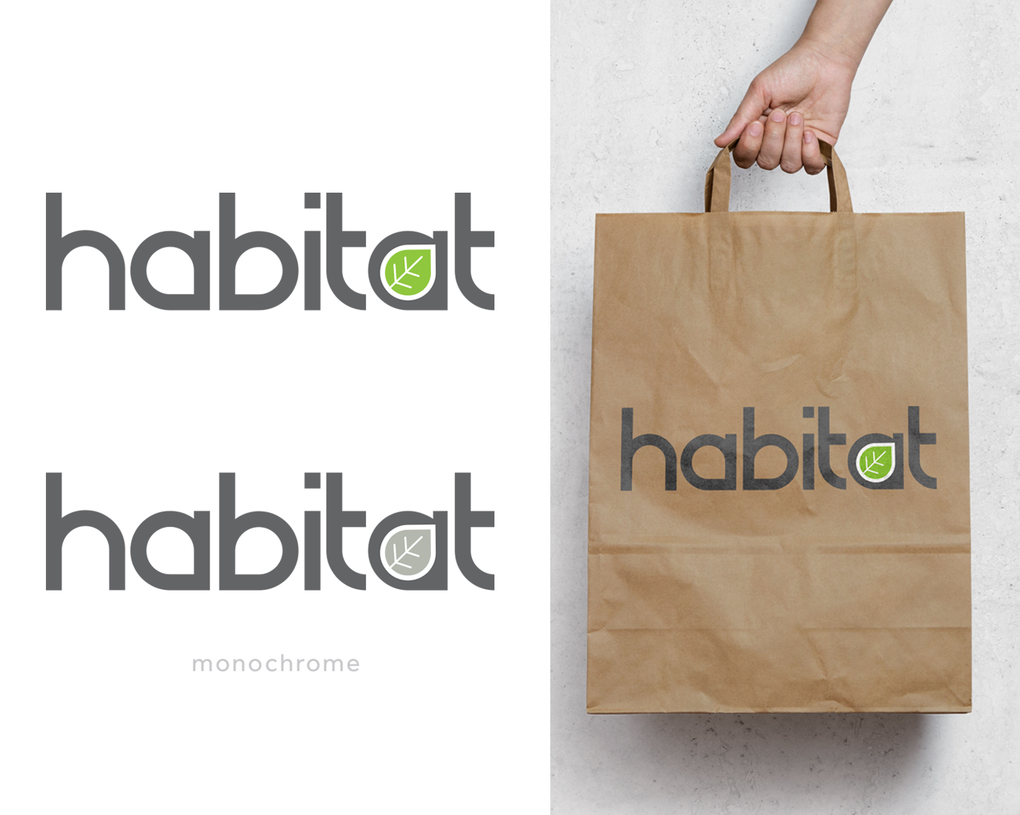 Logo Design for habitat eco store