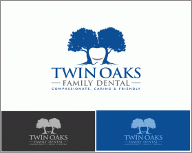 Winning entry: Twin Oaks Family Dental entry by artsword