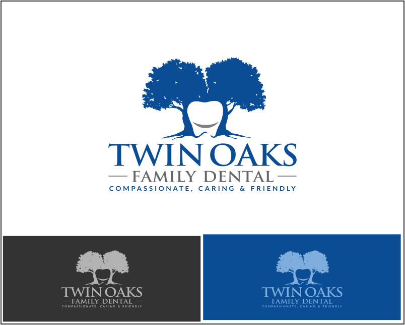 Logo Design for Twin Oaks Family Dental