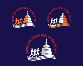 Women ran, Woman won. Thanks, Hillary. entry by RGR design