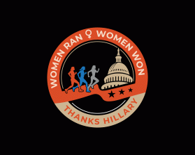 Women ran, Woman won. Thanks, Hillary. entry by dsdezign