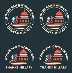 Winning entry: Women ran, Woman won. Thanks, Hillary. entry by morearts