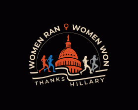 Women ran, Woman won. Thanks, Hillary. entry by dsdezign