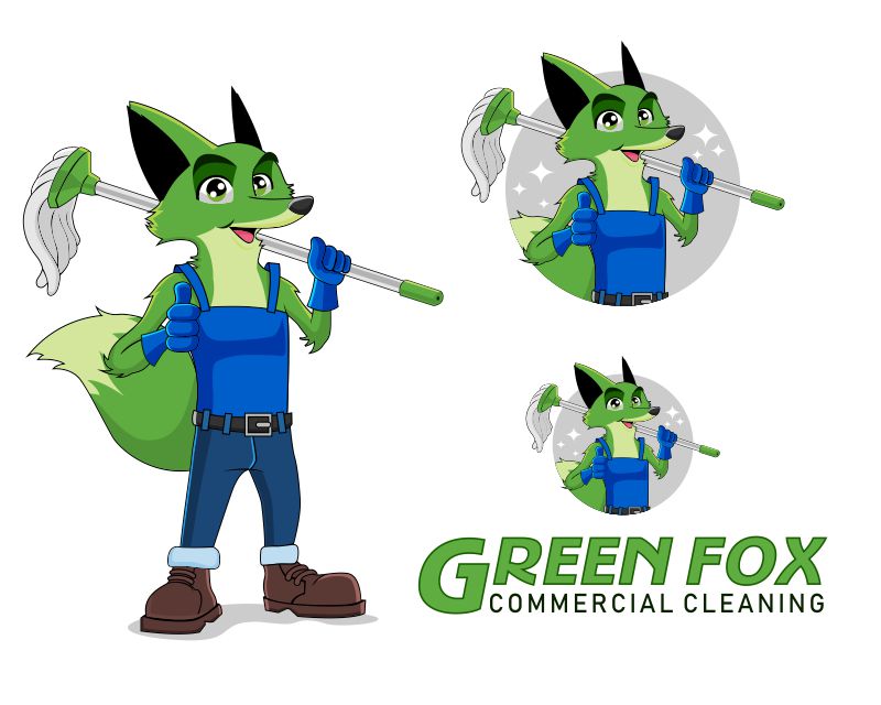 Cleaning Service Fox Logo