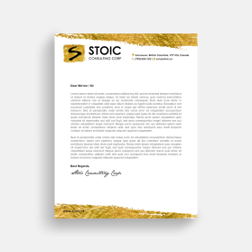 Stoic Consulting Corp. entry by P.5