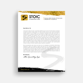 Winning entry: Stoic Consulting Corp. entry by P.5