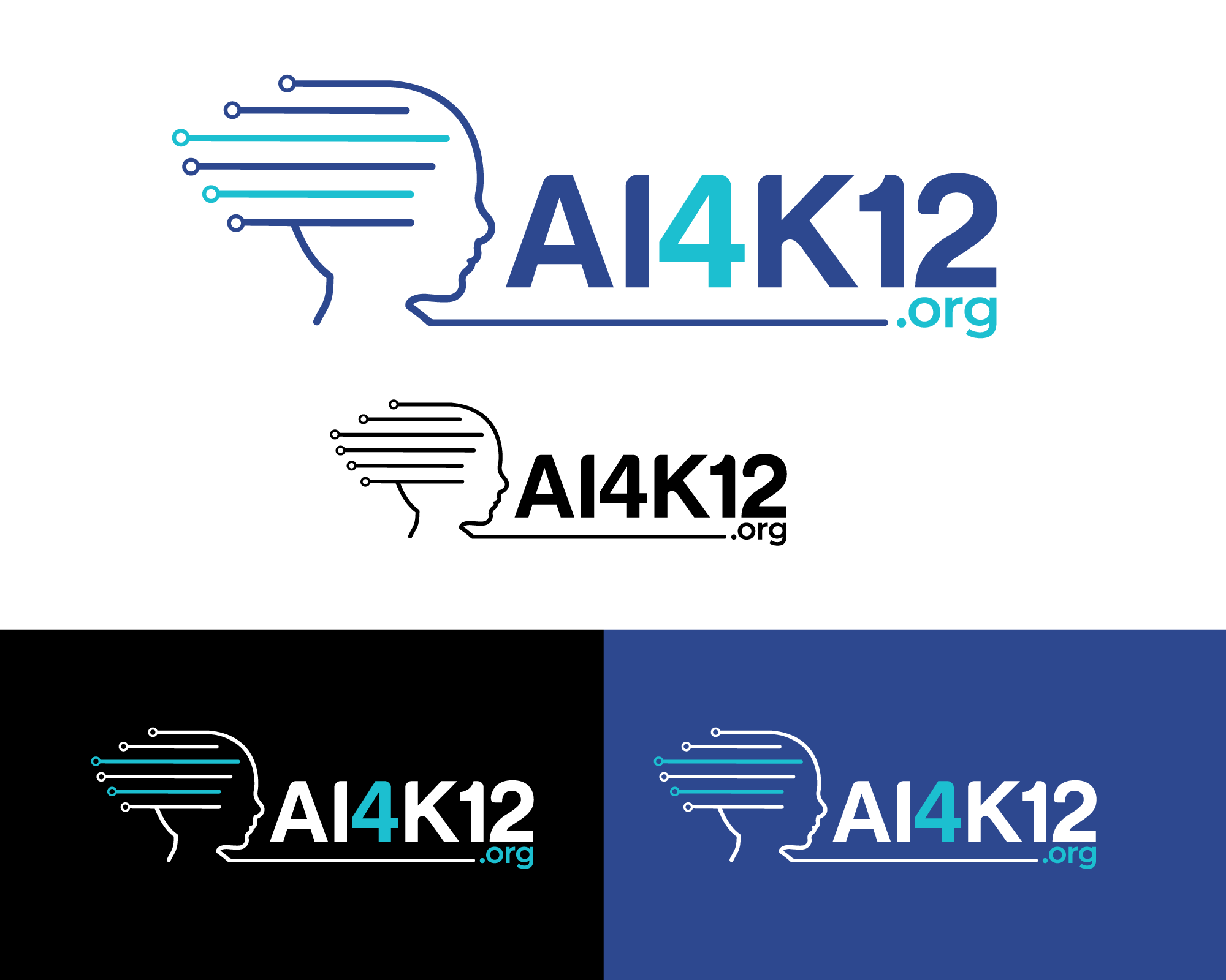 Logo Design for AI4K12 or AI4K12.org