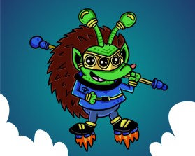 alienhedgehog entry by beekitty7