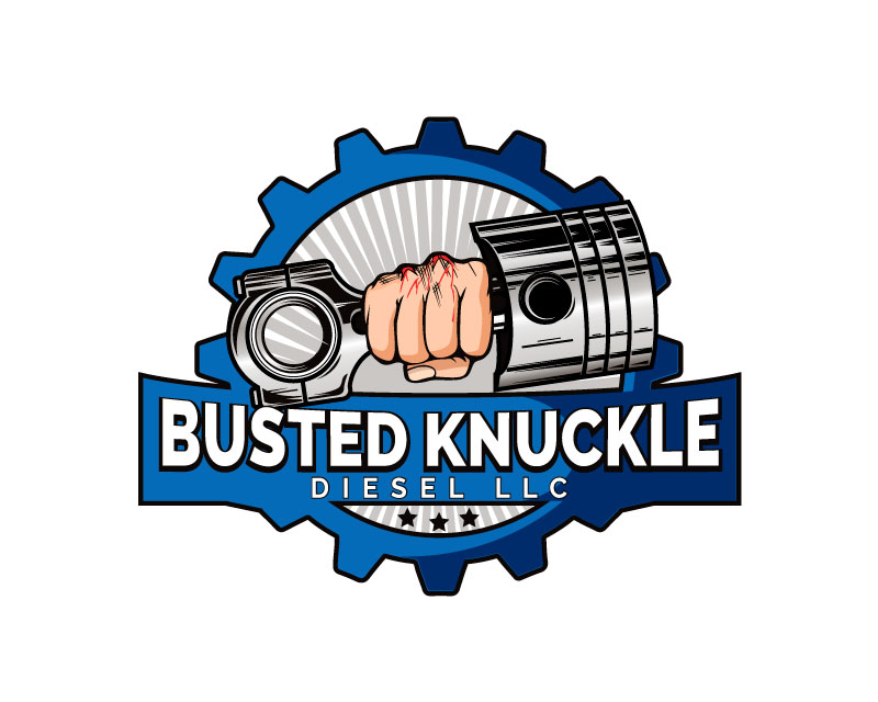 Logo Design for Busted knuckle diesel llc