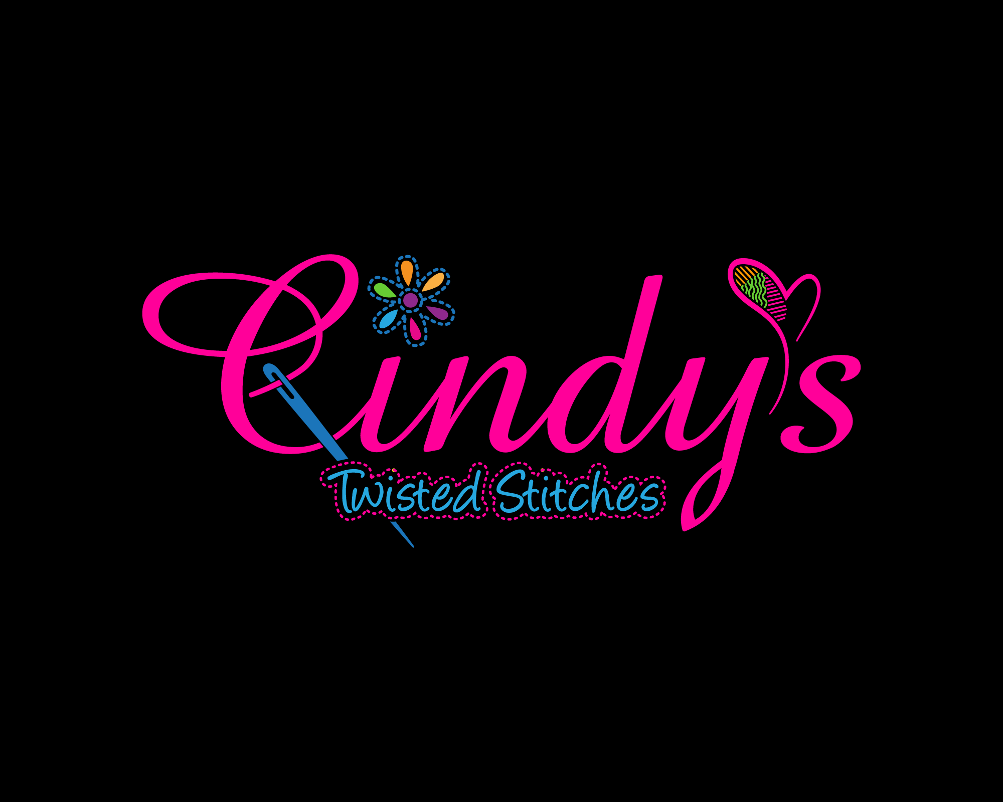 Logo Design for Cindy's Twisted Stitches