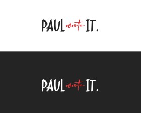 Paul Wrote It.  entry by Edge Creative