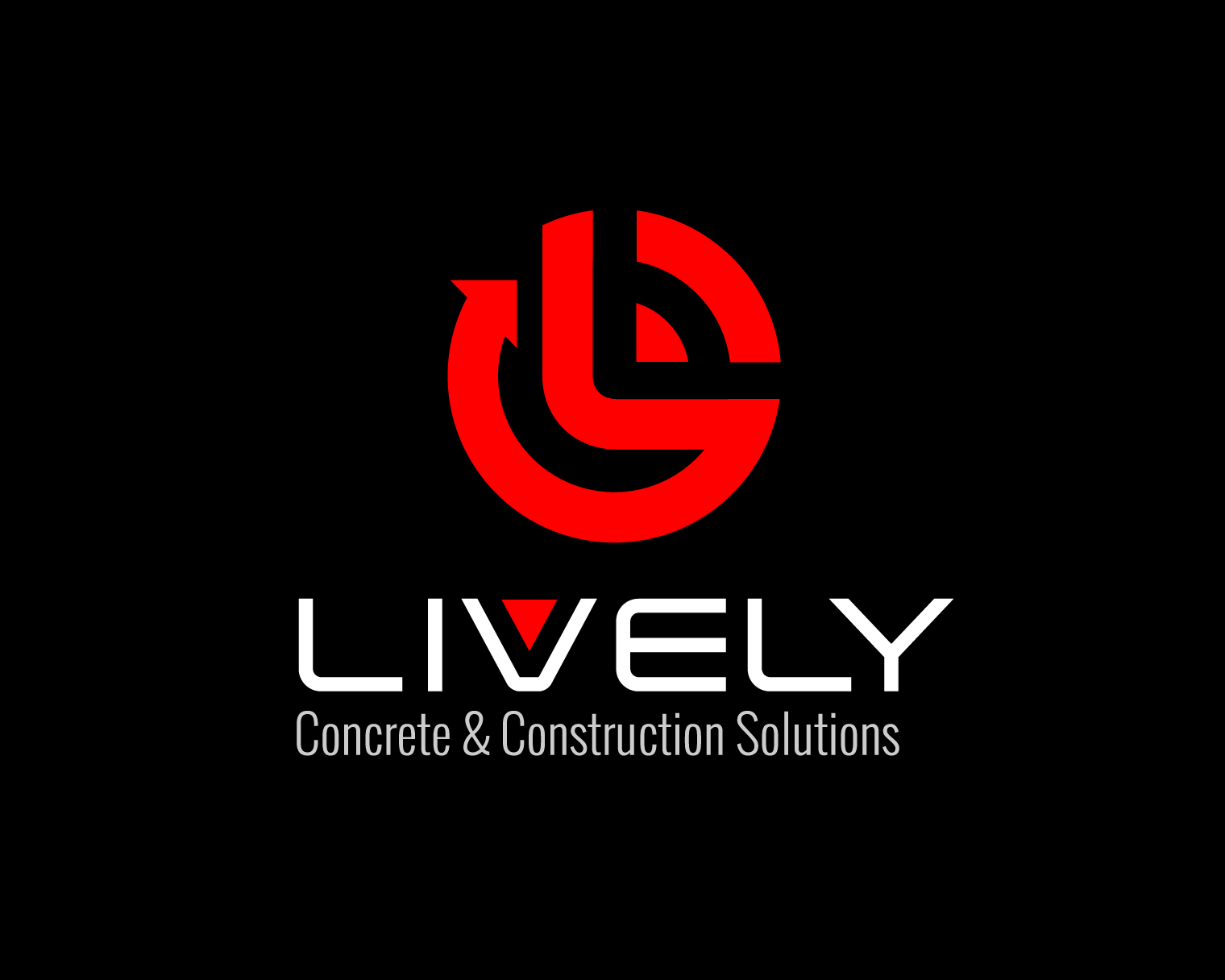 Logo Design for Lively Concrete & Construction Solutions