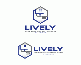 Lively Concrete &amp; Construction Solutions entry by dsdezign