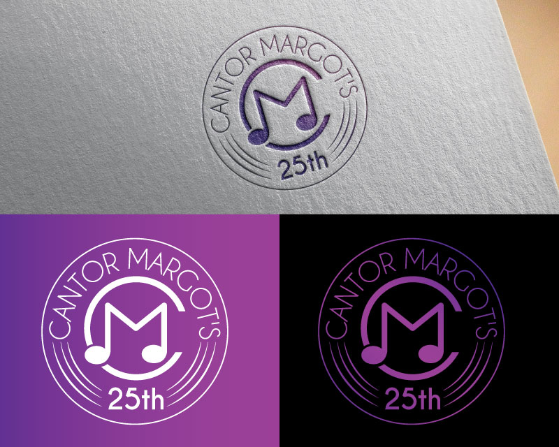 Logo Design for Cantor Margot's 25th
