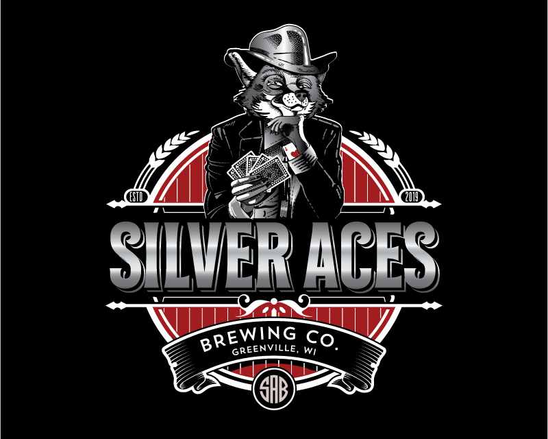 Logo Design for Silver Aces Brewing Co.