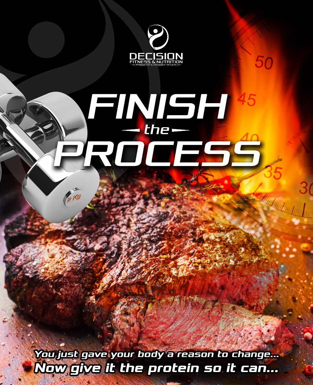Graphic Design for Decision Fitness and Nutrition