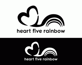 heart five rainbow entry by dsdezign