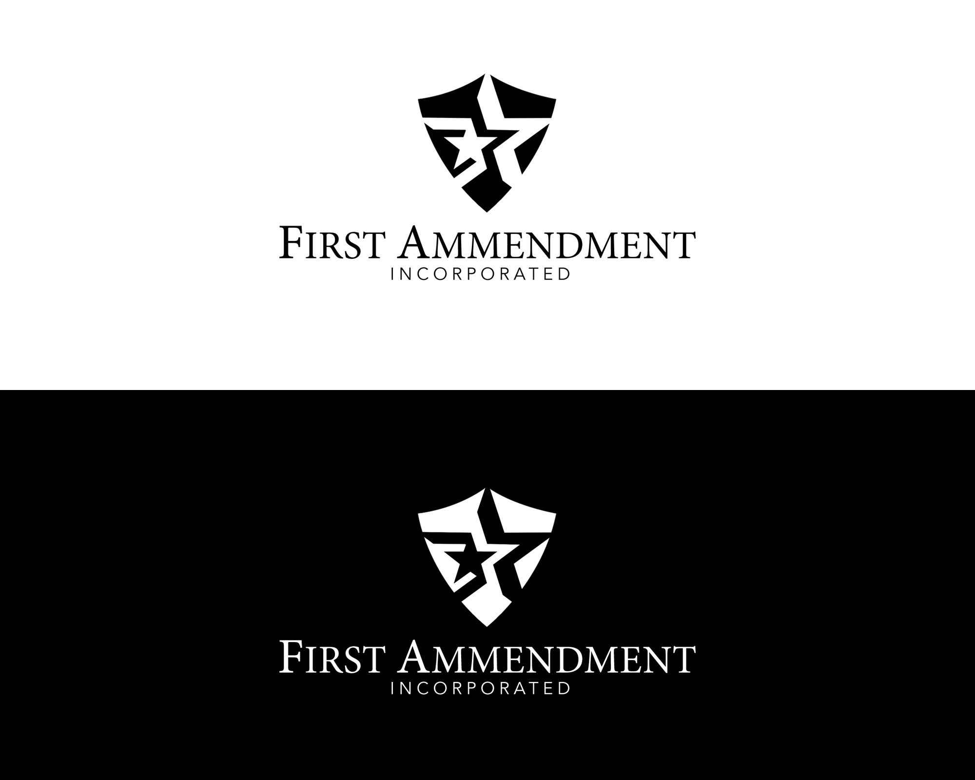 Logo Design for First Amendment Incorporated - or shorter name - 1st Inc.