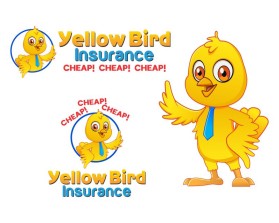 Yellow Bird Insurance entry by paragraphikadesigns