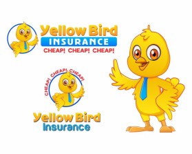 Yellow Bird Insurance entry by paragraphikadesigns