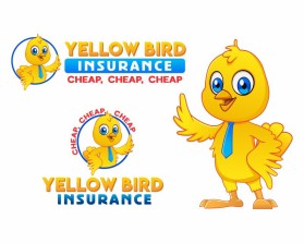 Yellow Bird Insurance entry by paragraphikadesigns