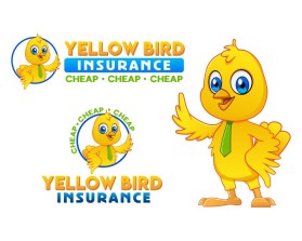 Yellow Bird Insurance entry by paragraphikadesigns
