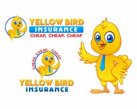 Yellow Bird Insurance entry by paragraphikadesigns