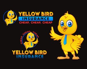 Yellow Bird Insurance entry by paragraphikadesigns